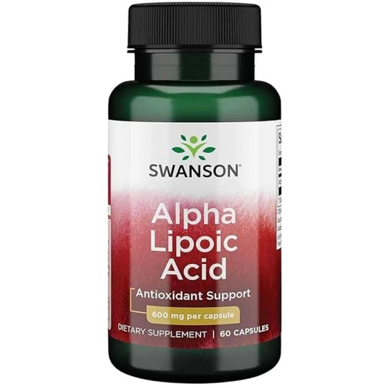 Swanson Alpha Lipoic Acid 300mg 60 Capsules