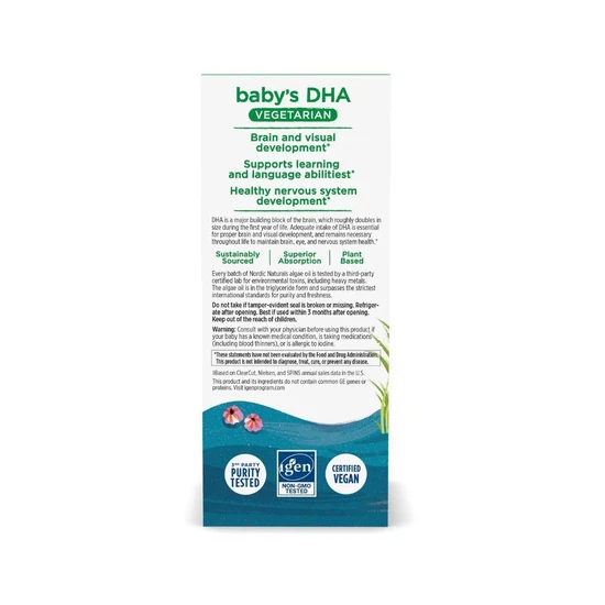 Nordic Naturals Baby's DHA Vegetarian 1050mg 30ml