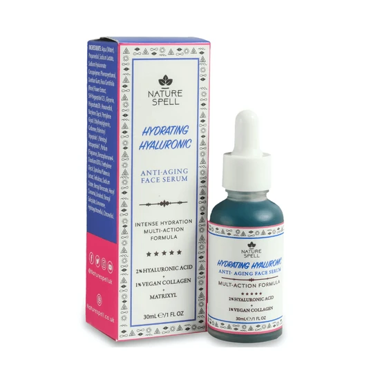 Nature Spell Hydrating Hyaluronic Anti Ageing Face Serum 30ml