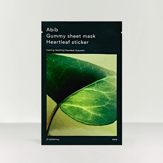 Abib Gummy Sheet Mask #heartleaf Sticker 27ml