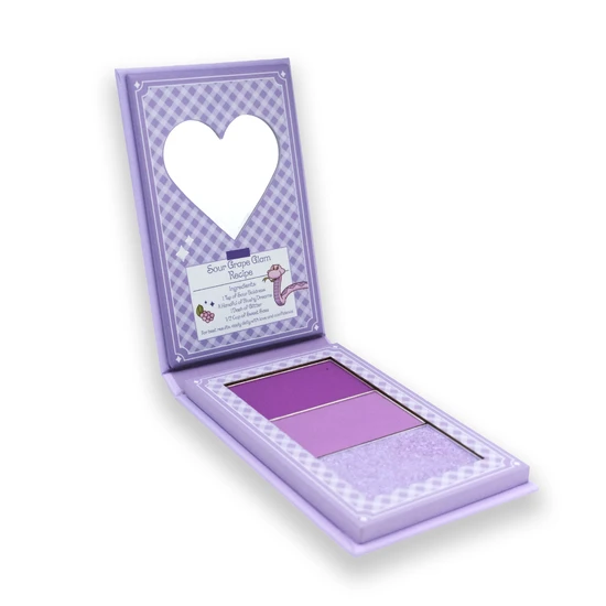 Glisten Cosmetics Sour Grapes Palette Strawberry Shortcake X Glisten Cosmetics