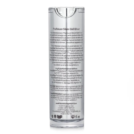 Sarah Chapman Platinum Stem Cell Elixir 30ml