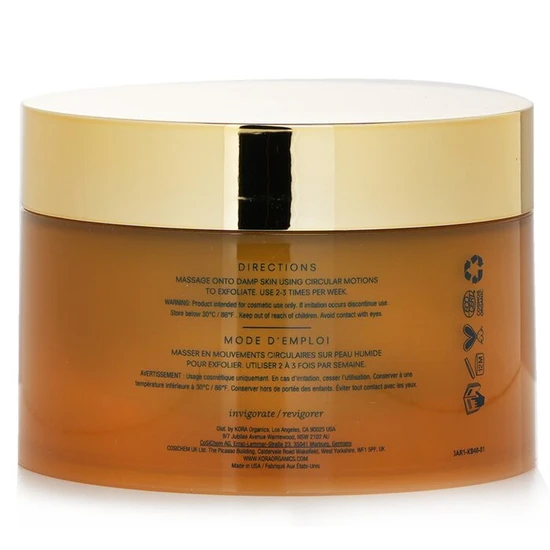 Kora Organics Invigorating Body Scrub 175ml