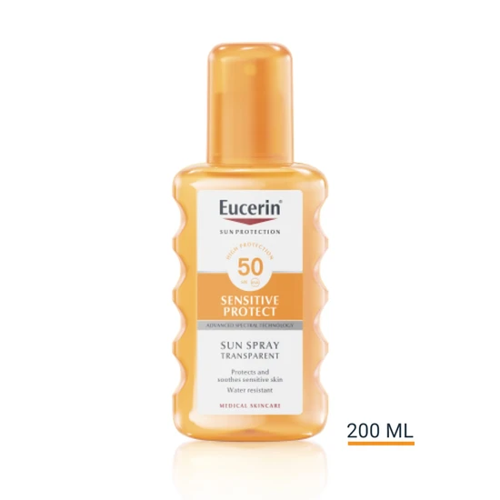 Eucerin Oil Control Dry Touch Sun Spray Transparent SPF 50+ Sunscreen 200ml