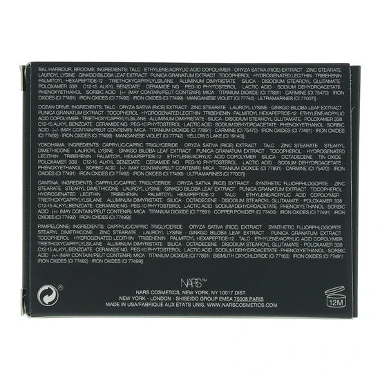 NARS Cosmetics Voyageur Eyeshadow Palette Copper