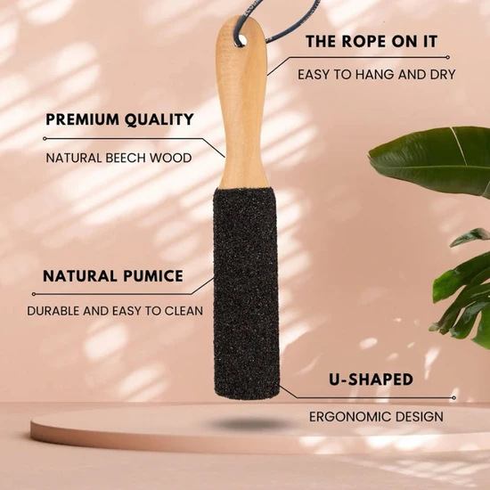 Eco Bath London Eco Bath Natural Pumice Foot File Black