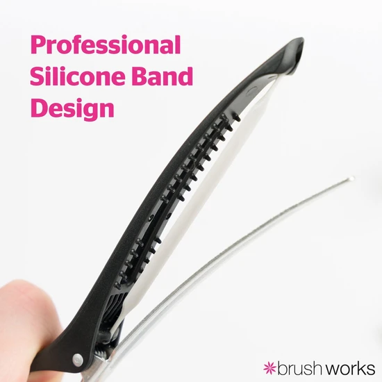 Brushworks No Crease Sectioning Hair Clips x6
