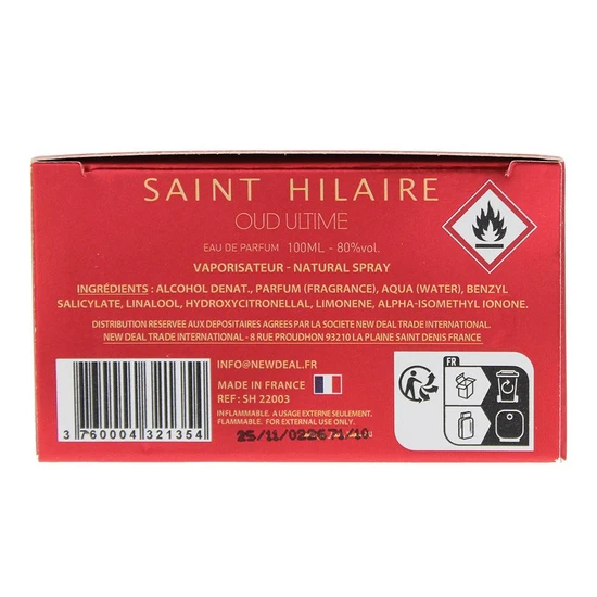 Saint Hilaire Oud Ultime Eau De Parfum 100ml