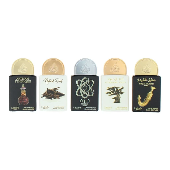 Lattafa Pride Collection No. 2 Eau De Parfum Fragrance Gift Set 5 x 20ml