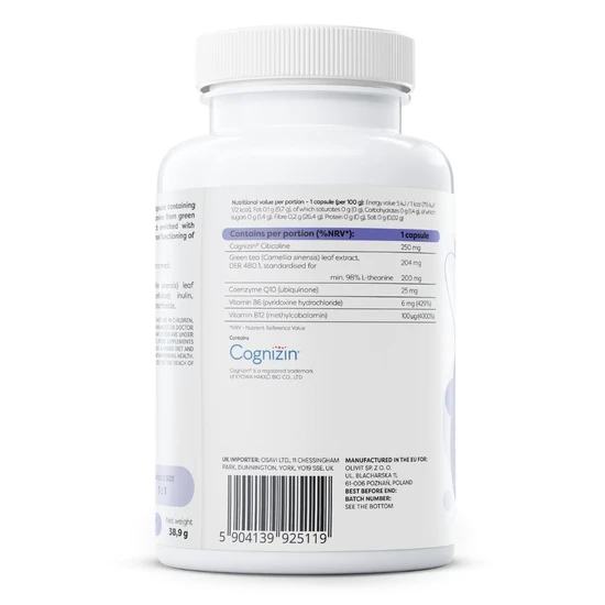 Osavi Neuropower With Citicoline 250mg Capsules 60 Capsules