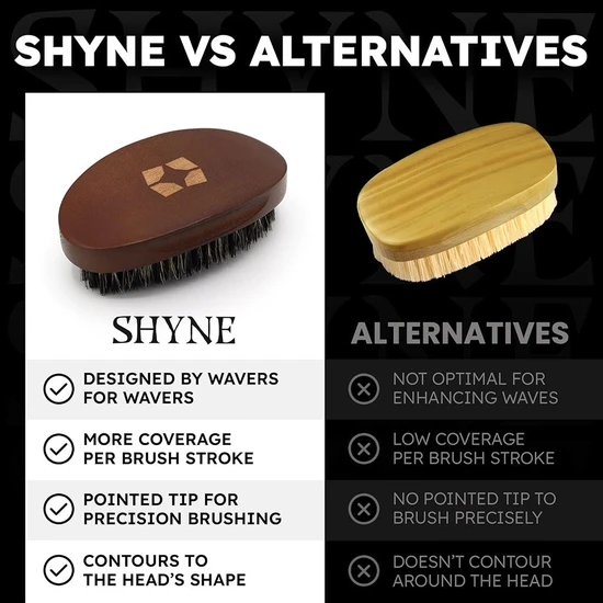 SHYNE Wave & Beard Medium Curved Hair Brush