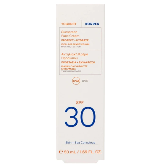 Korres Yoghurt Sunscreen Face Cream SPF 30 50ml