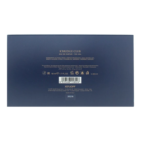 Xerjoff Join The Club K'Bridge Club Eau De Parfum 50ml