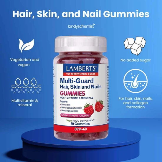 Lamberts Multi-Guard Hair, Skin & Nails Gummies 60 Gummies