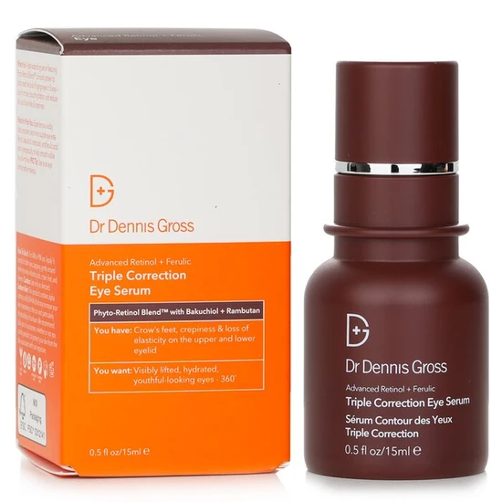 Dr Dennis Gross Skincare Advanced Retinol + Ferulic Triple Correction Eye Serum 15ml