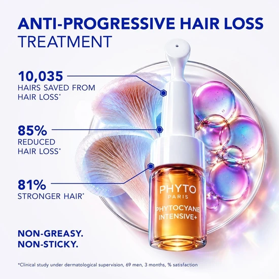 PHYTO Phytocyane Intensive+ Hairloss Treatment Progressive Men 12x5ml