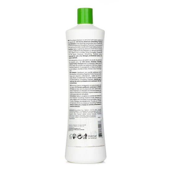CHI Enviro American Smoothing Treatment Purity Shampoo 946ml
