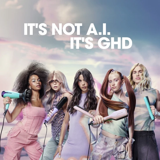 ghd Duet Style Limited Edition Hot Air Styler In Transcendent Pink With Matching Heat-Resistant Bag & Mat
