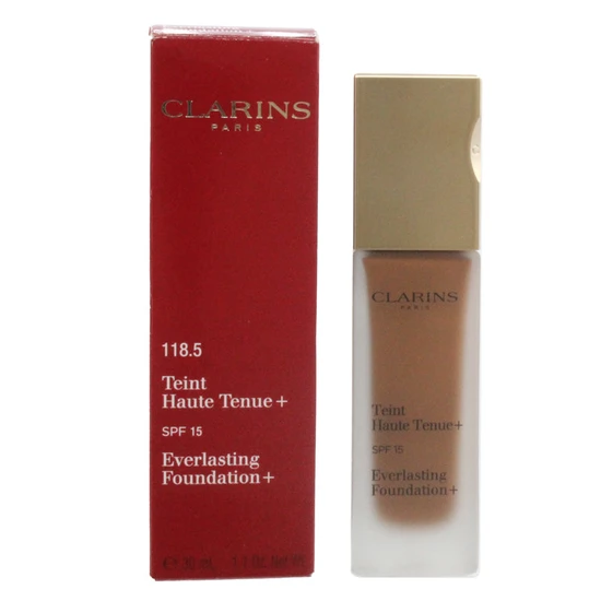 Clarins Everlasting Foundation 118.5 Chocolate SPF 15 30ml