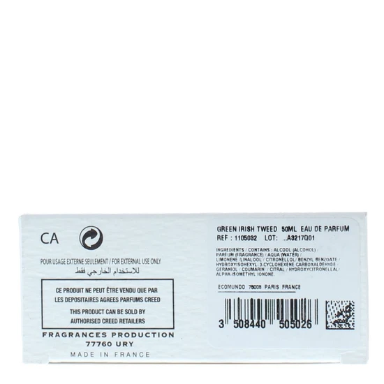Creed Green Irish Tweed Eau De Parfum 50ml