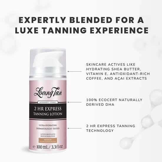 Loving Tan 2 Hour Express Tanning Lotion Dark 100ml