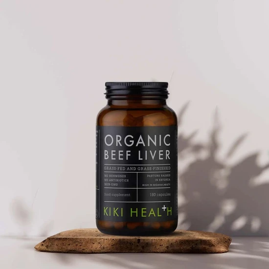 KIKI Health Organic Beef Liver Capsules 180 Capsules