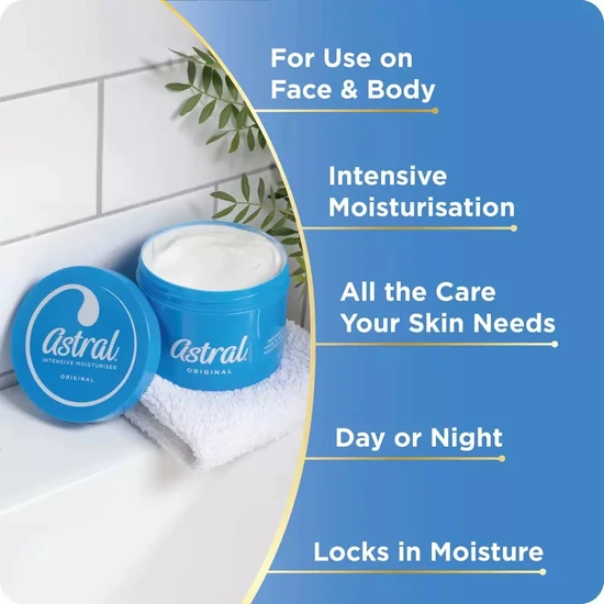 Astral Original Face & Body Intensive Moisturiser 500ml