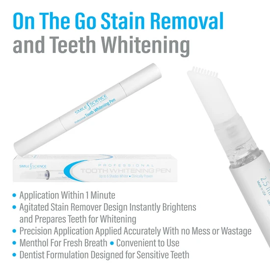 Smile Science Harley Street Professional Teeth Whitening Pen 2.5ml