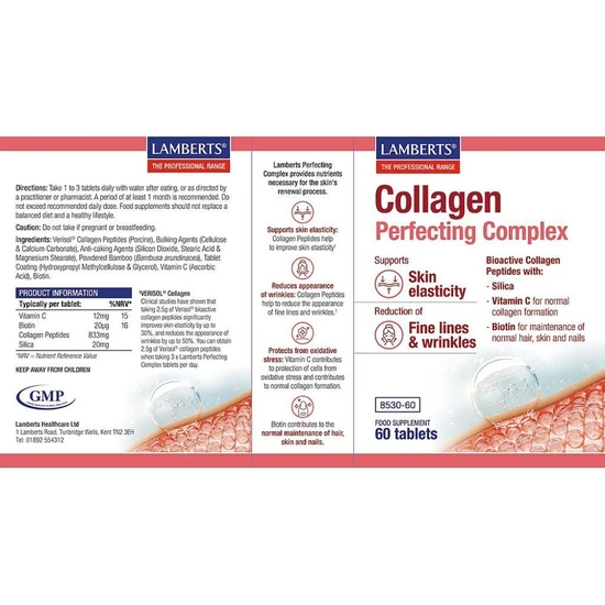 Lamberts Collagen Perfecting Complex Tablets 60 Tablets