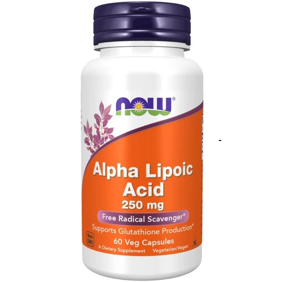 NOW Foods Alpha Lipoic Acid 250mg 60 Capsules