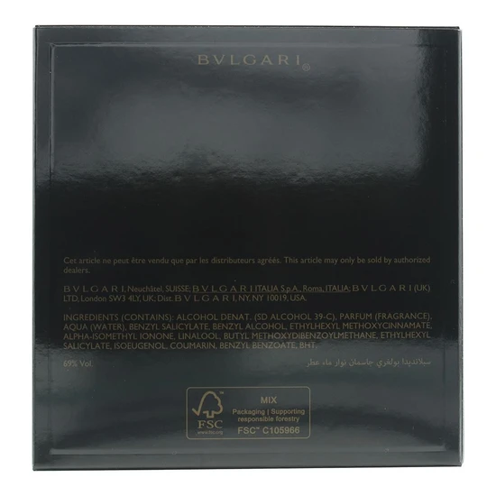 Bvlgari Splendida Jasmin Noir Eau De Parfum 50ml