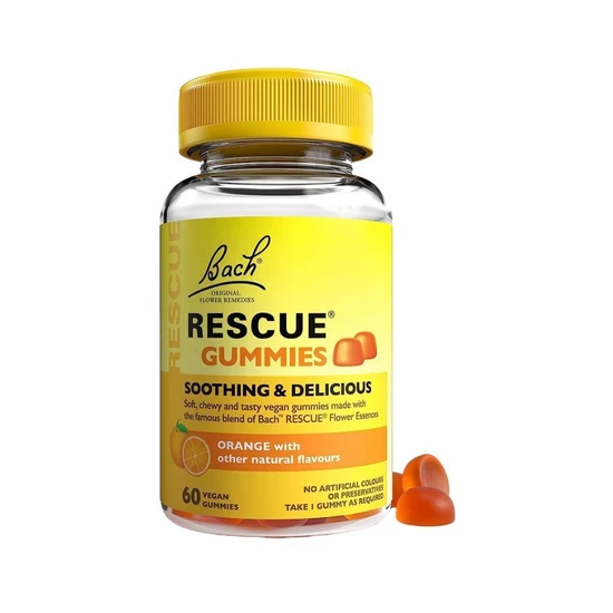 Bach Rescue Remedy Gummies Orange Gummies 60 Gummies