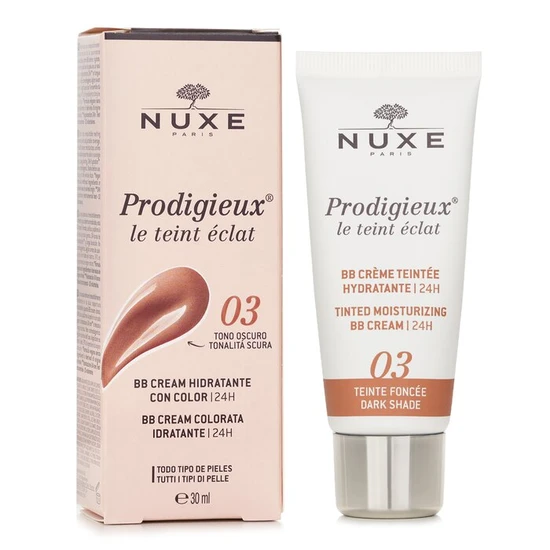 Nuxe Teint Eclat Prodigieux Tinted Moisturising Bb Cream 03 Dark