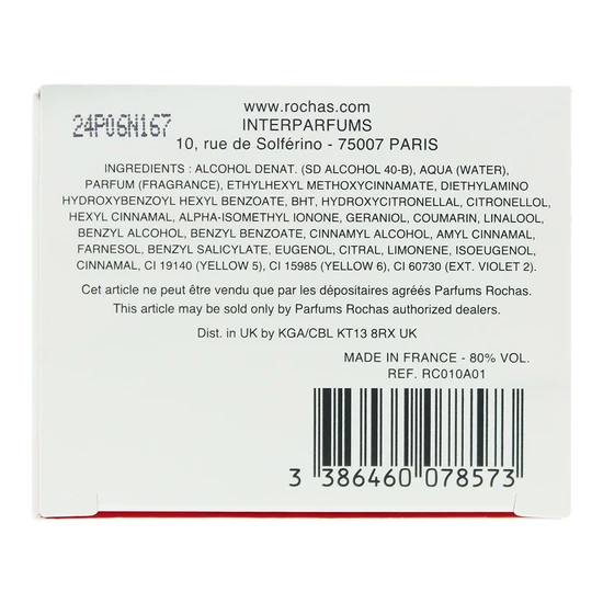 Rochas Madame Eau De Toilette 100ml