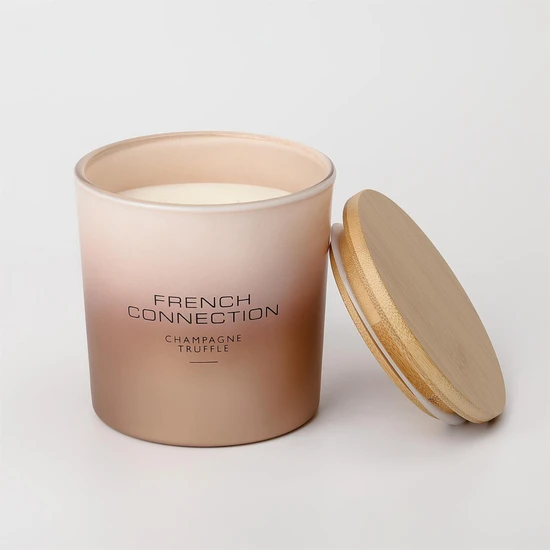French Connection Metallic Collection Champagne Truffle Candle 322G
