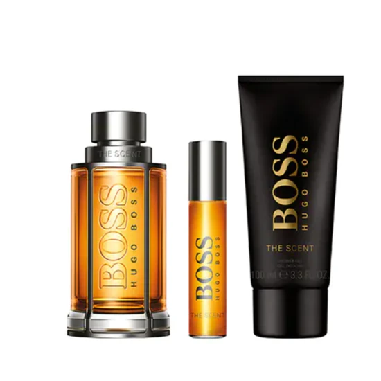 Hugo Boss The Scent For Him Eau De Toilette Gift Set 100 & 10ml Eau De Toilette, 100ml Shower Gel