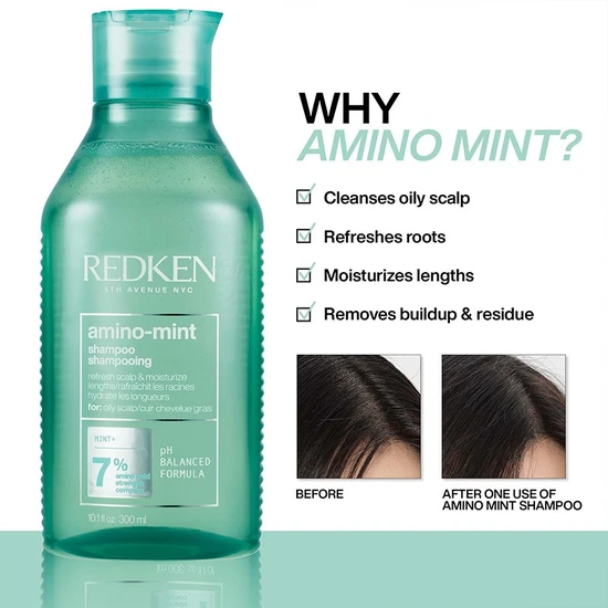 Redken Amino Mint Shampoo & Extreme Conditioner Duo 2 x 300ml