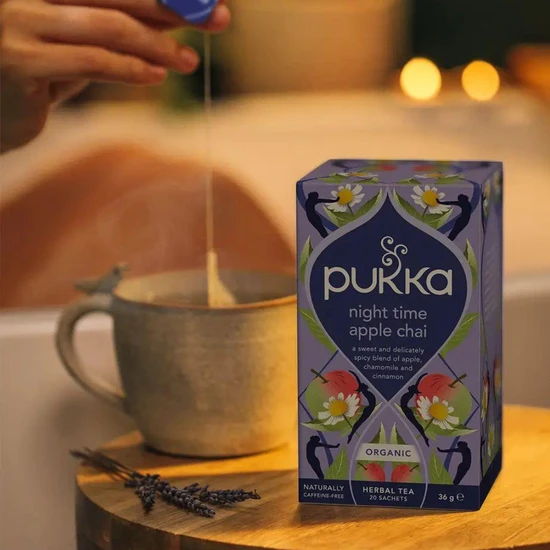 Pukka Organic Night Time Apple Chai Teabags 80 Teabags