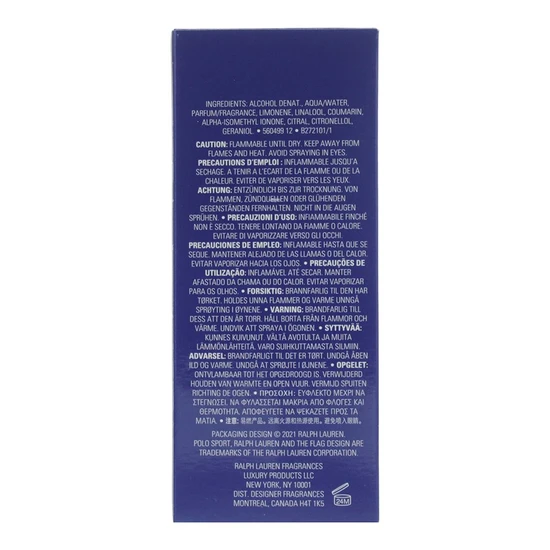 Ralph Lauren Polo Sport Fresh Eau De Toilette 125ml