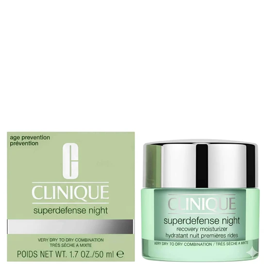Clinique Superdefense Night Recovery Moisturiser Very Dry to Dry Combination