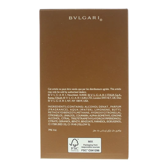 Bvlgari Man Terrae Essence Eau De Parfum 60ml