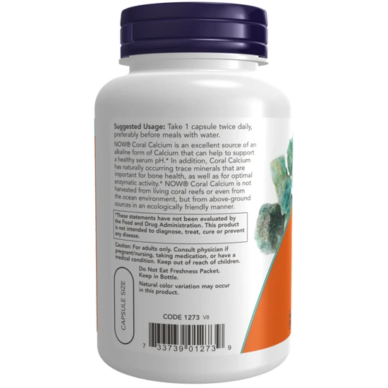 NOW Foods Coral Calcium 1000mg 250 Capsules