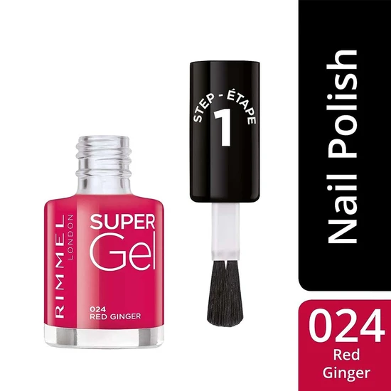 Rimmel Super Gel By Kate Nail Polish 024 Red Ginger