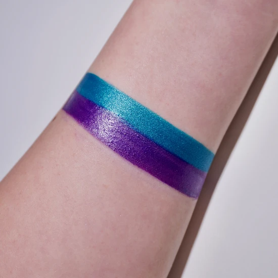 Glisten Cosmetics Midnight Teal Blue & Purple Shimmer Split Liner Eyeliner Small - 3g