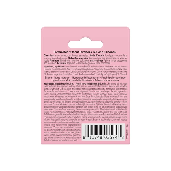 Yes To Watermelon Hydrating Lip Balm 4.25g