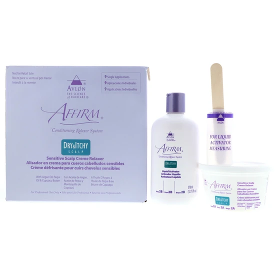 Avlon Affirm Dry & Itchy Scalp Conditioning Relaxer System With Protecto 9 Single Applications / Sensitive Scalp Formula