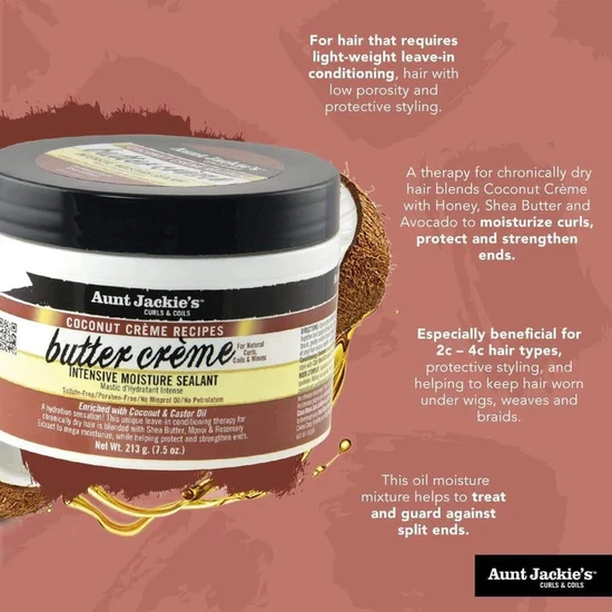 Aunt Jackie's Butter Creme Intensive Moisture Sealant 7.5oz