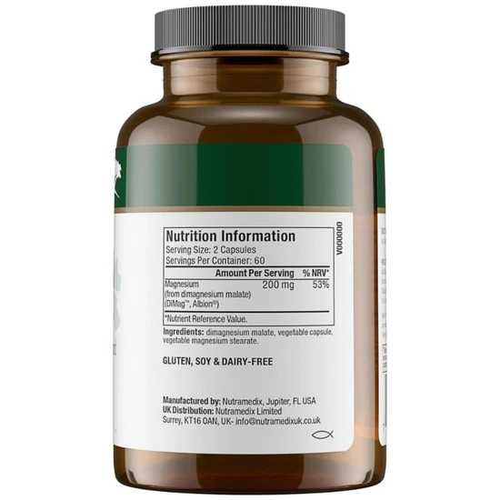 Nutramedix Magnesium Malate Capsules 120 Capsules
