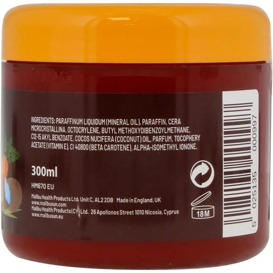 Malibu Bronzing Butter 8 SPF 300ml