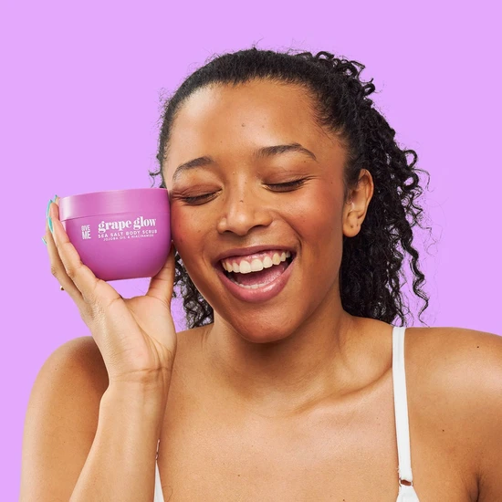 Give Me Grape Glow Sea Salt Body Scrub 300g